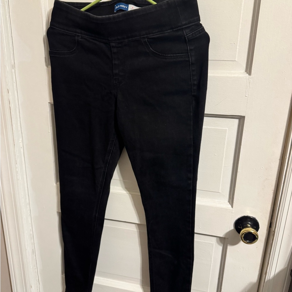Old Navy Black Jeggings Stretchy Pull-On Style